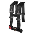 Dragonfire Racing 4-Point H-Style Safety Harness w/Adjustable Sternum Clip 3" Passenger Side Black for Can-Am Maverick X3 X DS Turbo R 2017-2018