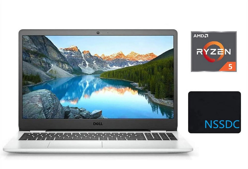 2021 Inspiron 15 3505 15.6" FHD Laptop, AMD Ryzen 5-3450U Processor, 8GB RAM, 512GB SSD+2TB HDD, AMD Radeon Vega 8 Graphics, Webcam, HDMI, Bluetooth, Windows 10, White, with NSSDC Mousepad
