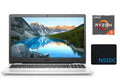 2021 Inspiron 15 3505 15.6" FHD Laptop, AMD Ryzen 5-3450U Processor, 8GB RAM, 512GB SSD+2TB HDD, AMD Radeon Vega 8 Graphics, Webcam, HDMI, Bluetooth, Windows 10, White, with NSSDC Mousepad