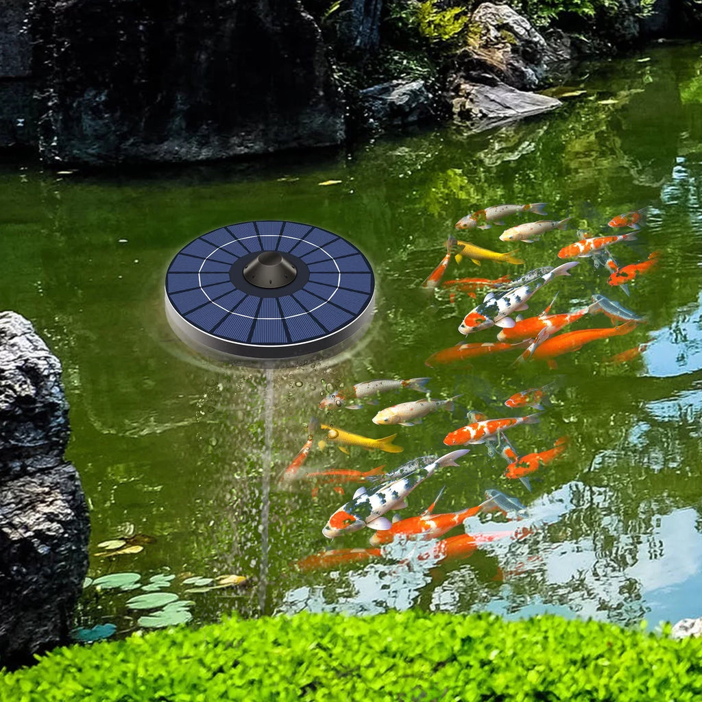 Pristin Instrument,Pond Aerator Pump Air Bubble Air Bubble Stone Aerator Pump Air Stone Water Pond Aerator Fish Tank Small Pond Water Bubble Stone Water Tank Small Pond Solar mewmewcat Rookin