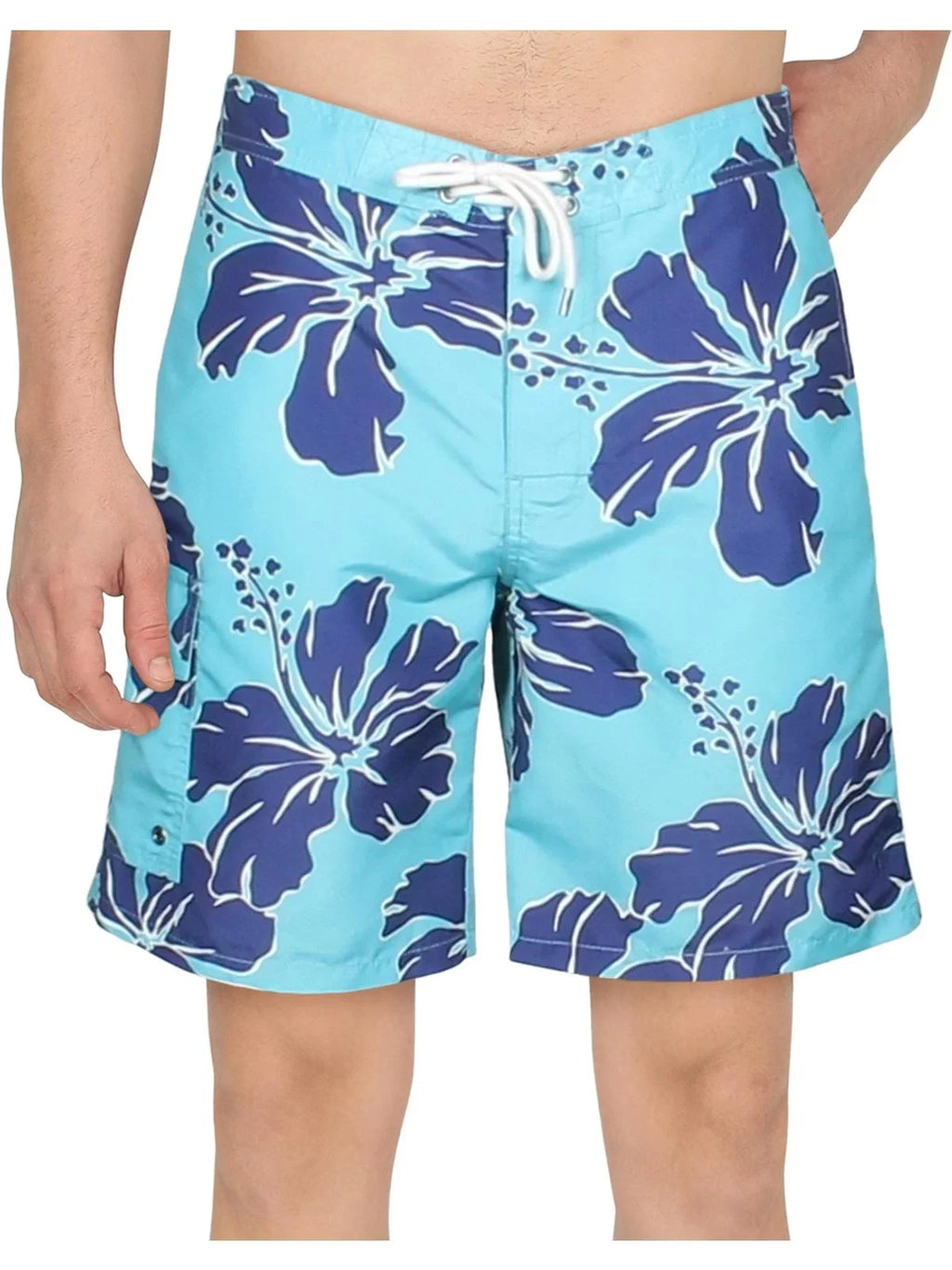 Polo Ralph Lauren Mens Mesh Inset Printed Swim Trunks Green S