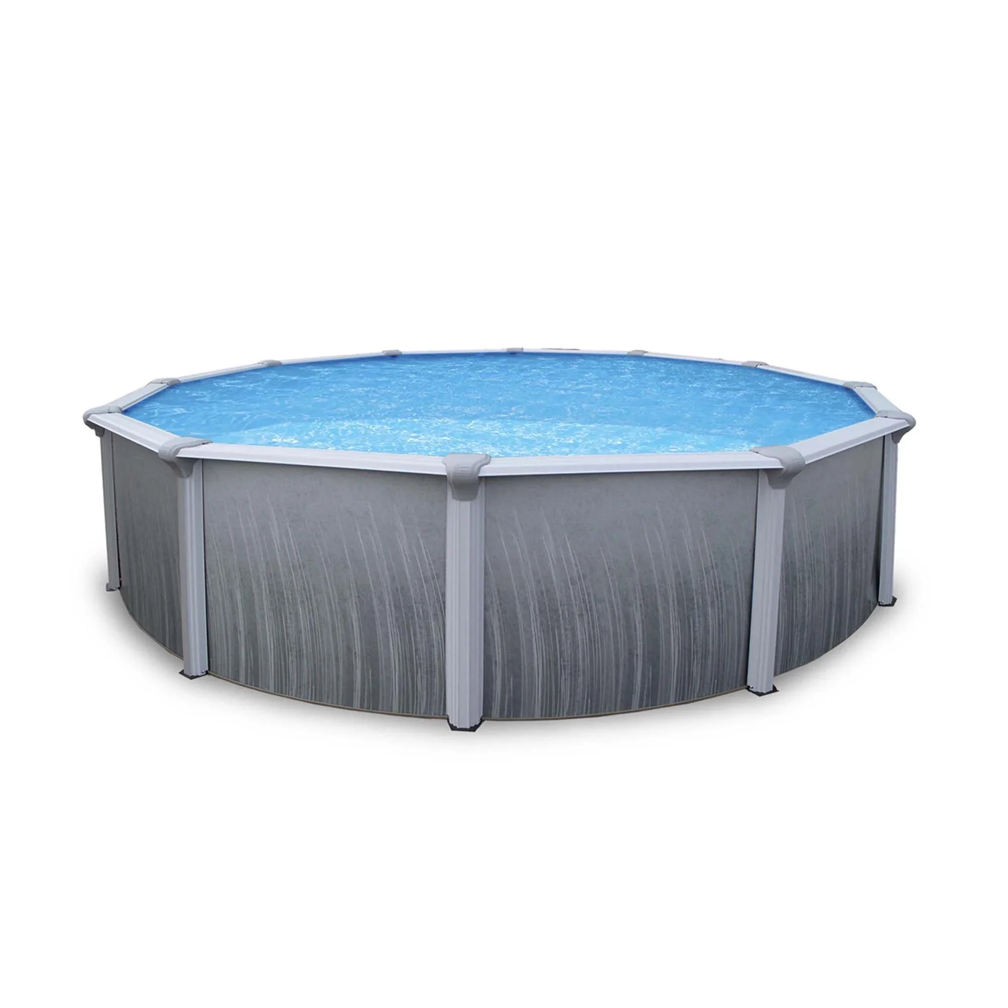 Bluewave Martinique 15' Round 52-In Steel Pool With 7-In Top Rail