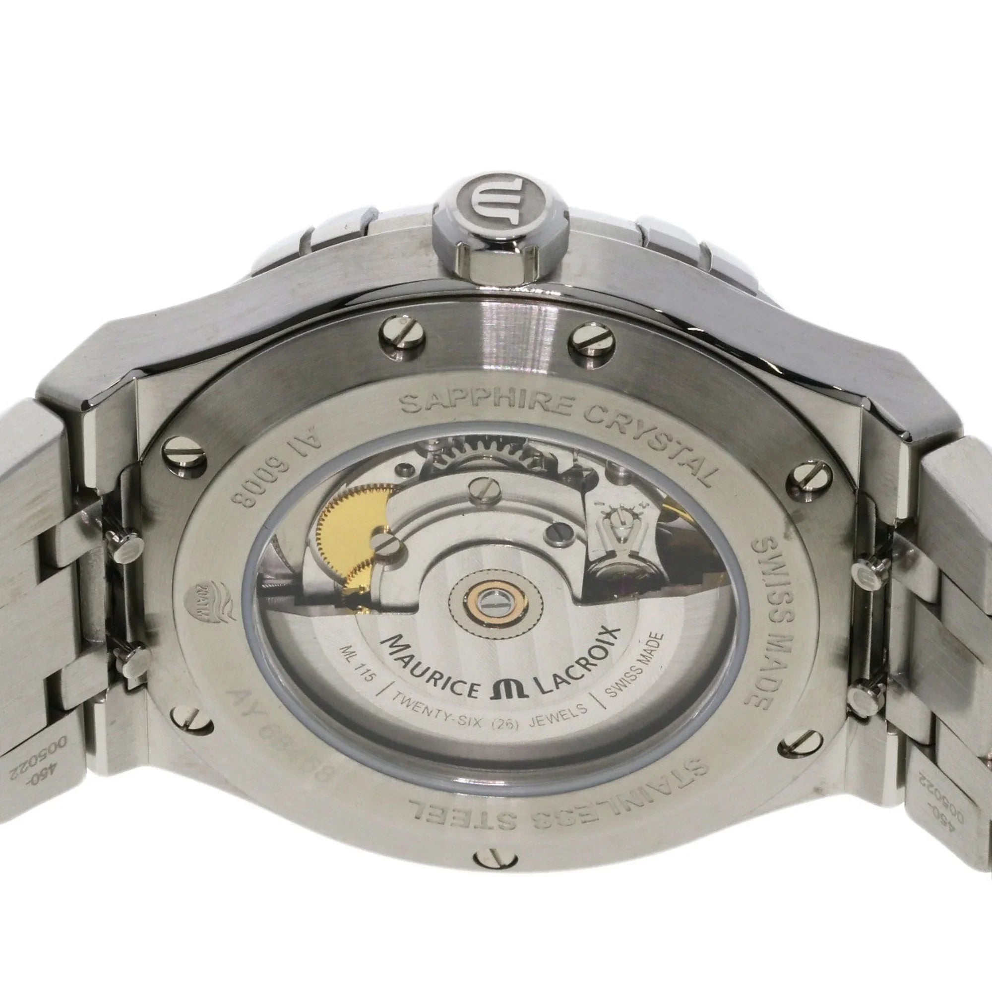 Pre-Owned Maurice Lacroix AI6008 Aikon Automatic Watch Stainless Steel/SS Men's MAURICE LACROIX (Good)