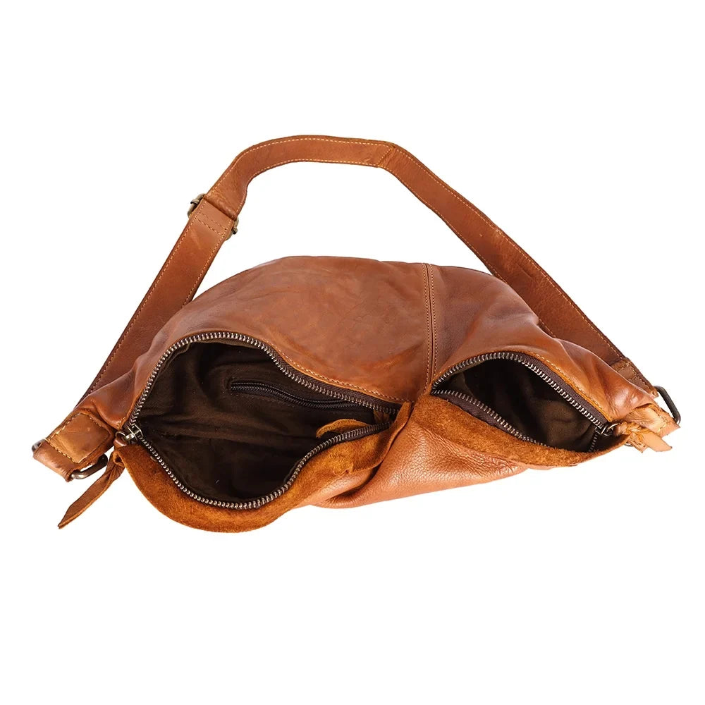 NM Never Mind Nmbgm149B Fanny Pack Vintage Handmade Genuine Cowhide Leather Women Bag Western Handbag Purse