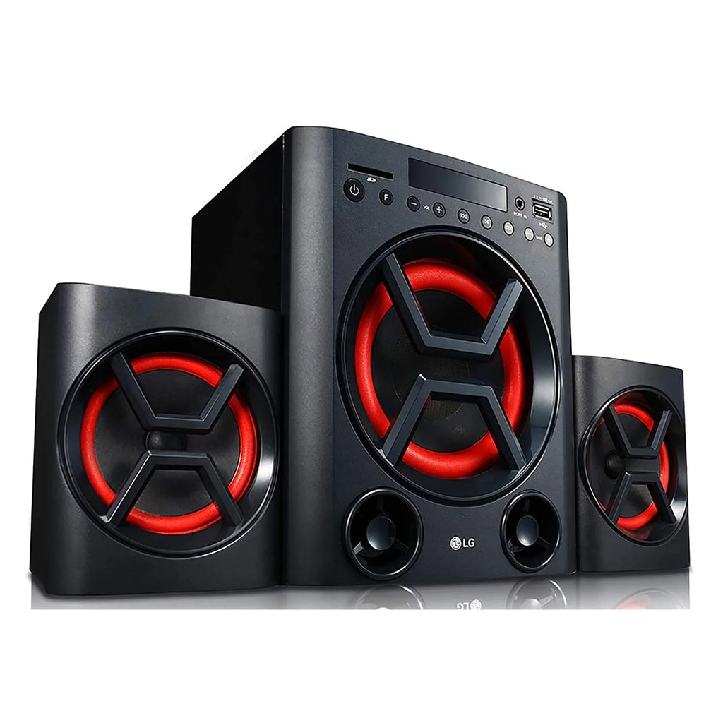 LG XBOOM LK72B 40W 2.1 Channel Bluetooth Home Theatre System, Black/Red (Used - Good)