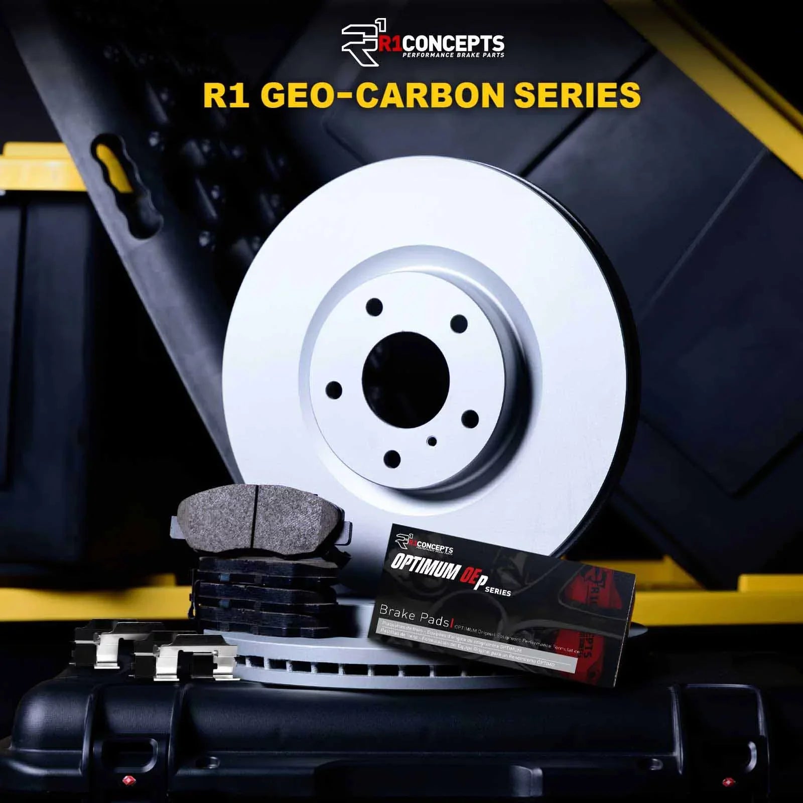 R1 Concepts Wduh1 76175 R1 Concepts Carbon Series Brake Rotors With 5000 Oep Fits select: 2004-2007 TOYOTA HIGHLANDER, 2004-2009 LEXUS RX