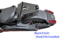 Can Am Ryker Luggage Rack Black Large Shad Cases Kit installed NO MAX MOUNT NEEDED.