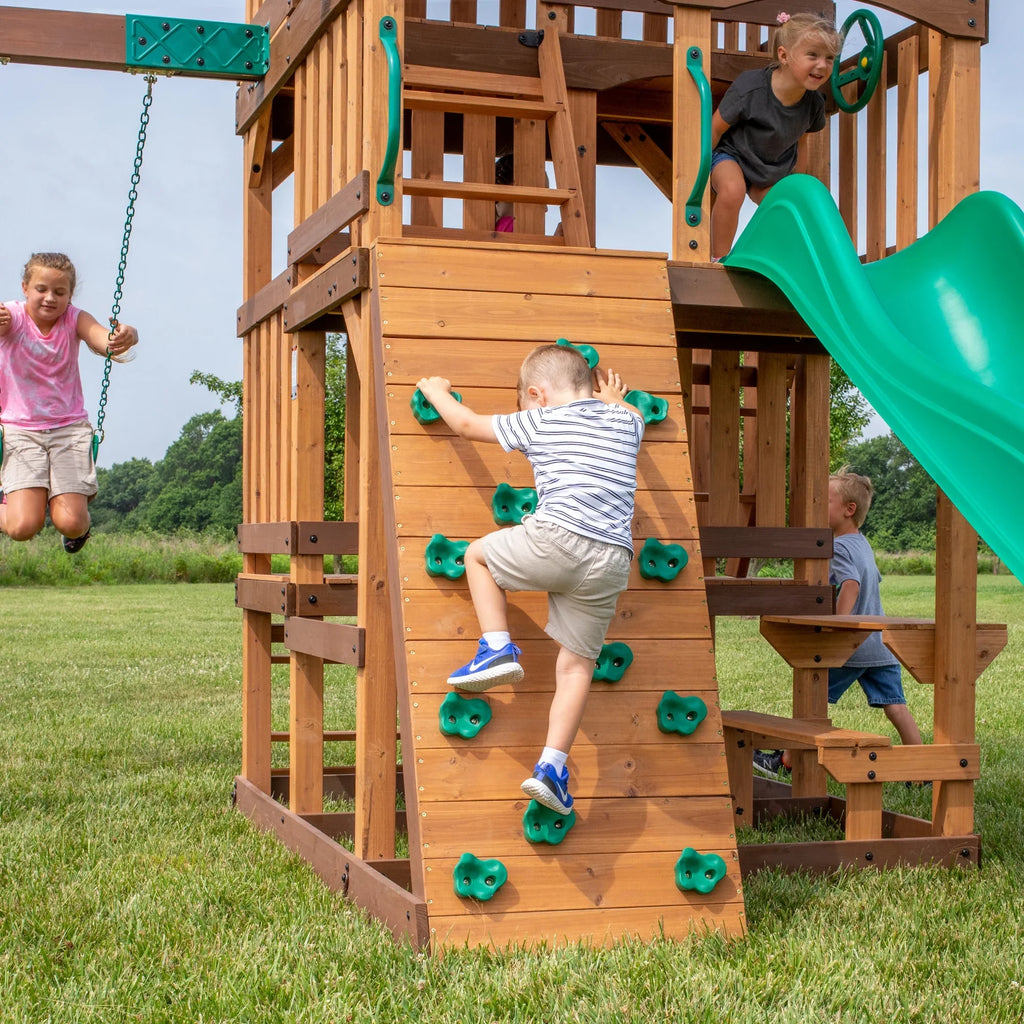 Backyard Wrap Highlander Swing Set