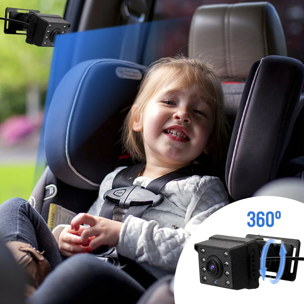 ammoon Invigilator Baby Car Mirror, Night Vision Monitor with 4.3'' Screen Wide View Angle, Resolution