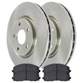 AutoShack Front Brake Rotors and Ceramic Pads Kit Driver and Passenger Side Replacement for Ram C/V VW Routan Chrysler Pacifica Voyager 2012-2016 Town & Country 2012-2020 Dodge Grand Caravan Journey