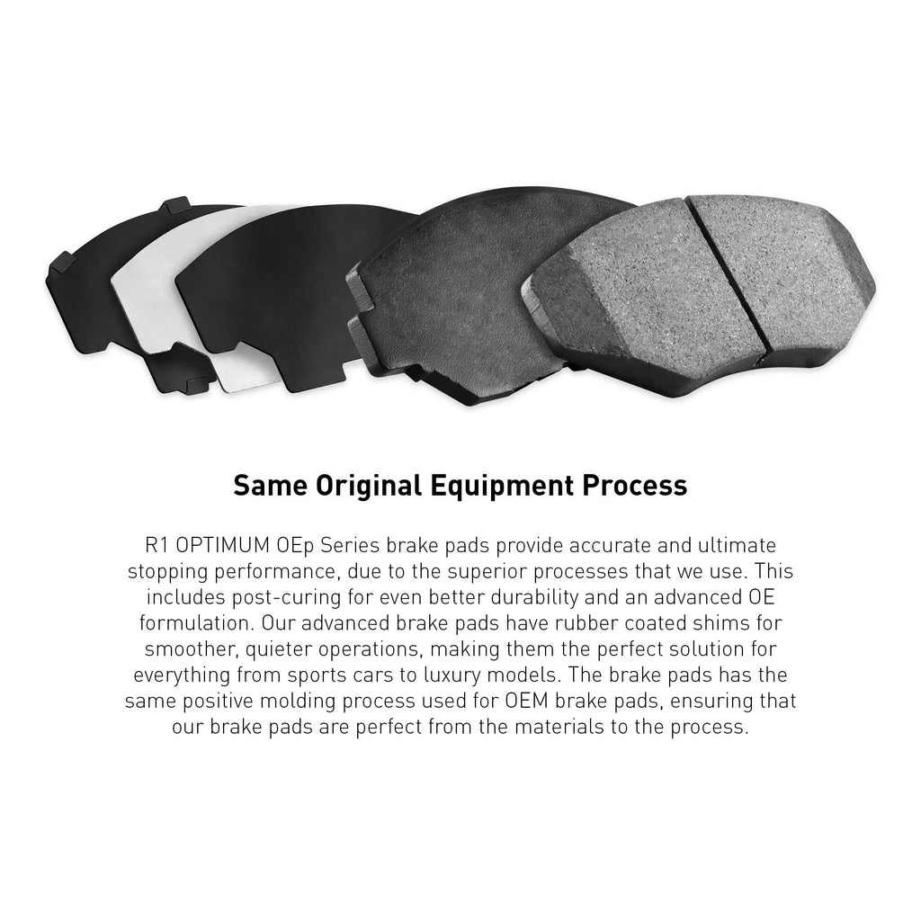 R1 Concepts Wduh1 76175 R1 Concepts Carbon Series Brake Rotors With 5000 Oep Fits select: 2004-2007 TOYOTA HIGHLANDER, 2004-2009 LEXUS RX