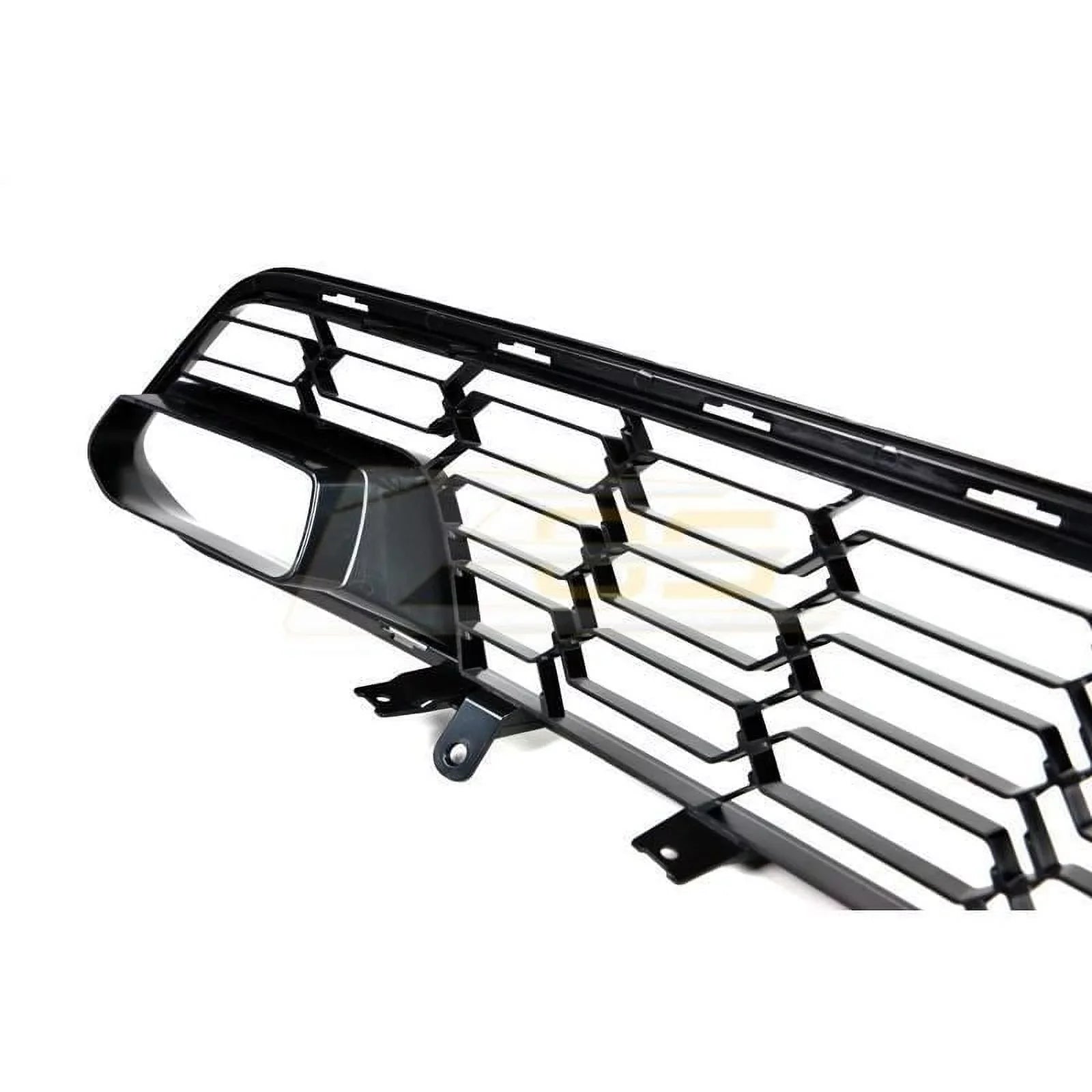 Extreme Online Store Replacement for 2014-2019 Chevrolet Corvette C7 All Models | GM Factory Z06 Style Painted Carbon Flash Metallic Front Bumper Lower Grille Shield (with Front Camera Bracket)
