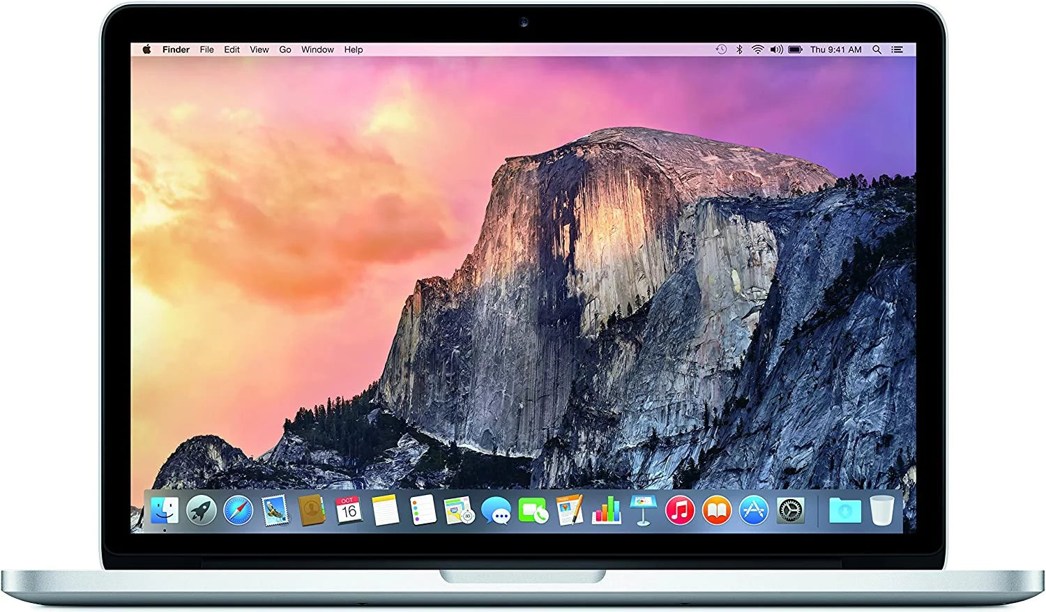Apple MacBook Pro 13-inch (i5 2.7GHz, 128GB SSD) (Early 2015, MF839LL/A) - Silver Bundle with Black Zipper Sleeve + Laptop Starter Kit + Cleaning Kit (Refurbished)
