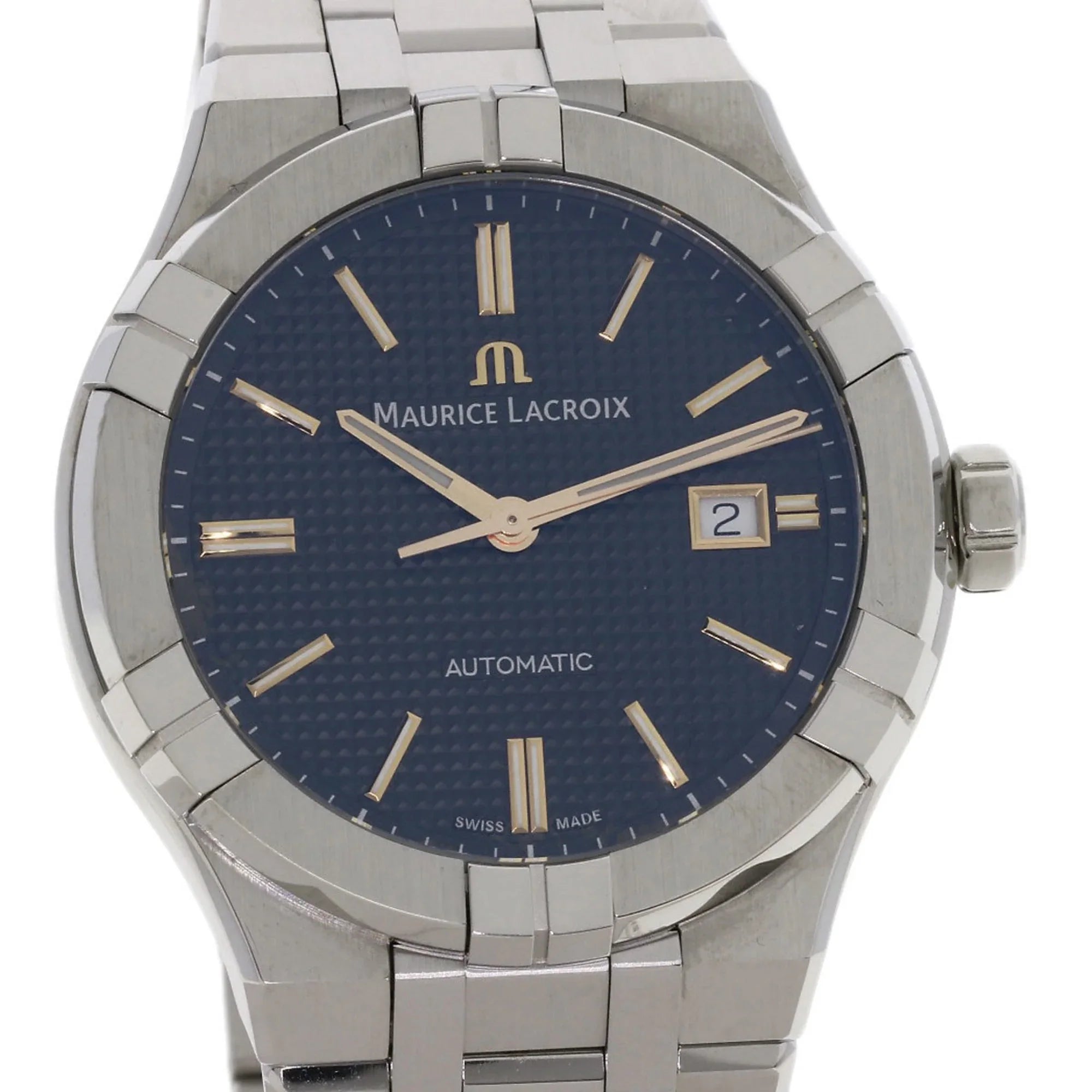 Pre-Owned Maurice Lacroix AI6008 Aikon Automatic Watch Stainless Steel/SS Men's MAURICE LACROIX (Good)