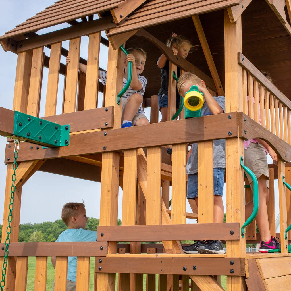 Backyard Wrap Highlander Swing Set