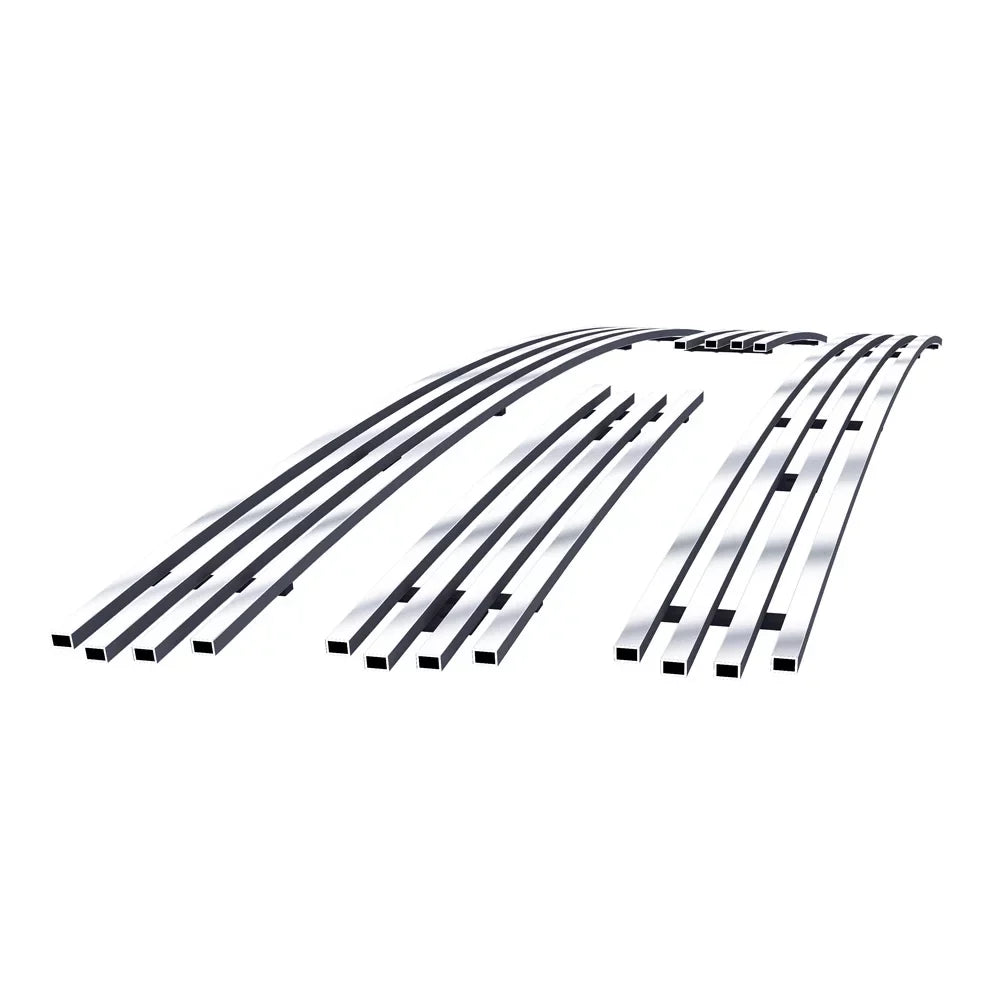 APS Premium Stainless Steel Chrome 8x6 Billet Grille Suitable with Ford Expedition 2007-2014 Main Upper N19-S12356F