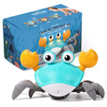 Fleur Cute And Multicolor Crawling Crab With Built-in Light & Music For Little Kids 6-12 Years And Toddlers 0-6 Months Tummy Time, Learning Crawl - Perfect Birthday, Holiday And Christmas Gift