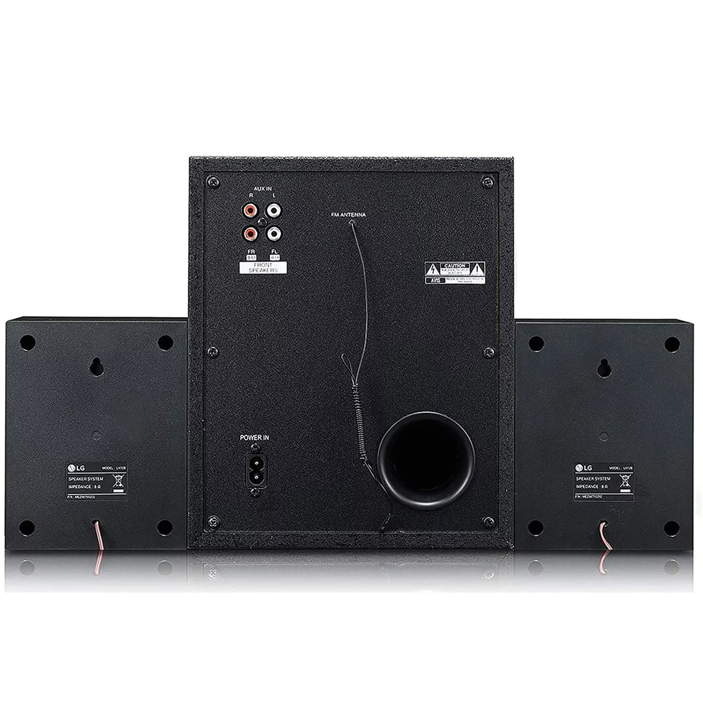 LG XBOOM LK72B 40W 2.1 Channel Bluetooth Home Theatre System, Black/Red (Used - Good)