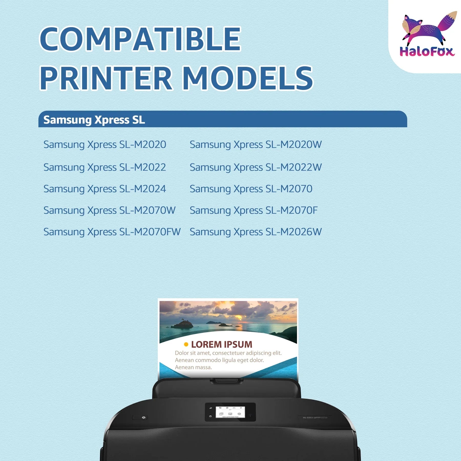 MLT-D111S Toner Replacement for Samsung MLT-D111S 111S for SL-M2020 SL-M2020W SL-M2070 SL-M2070FW SL-M2022 SL-M2022W Printers (Black, 4-Pack)