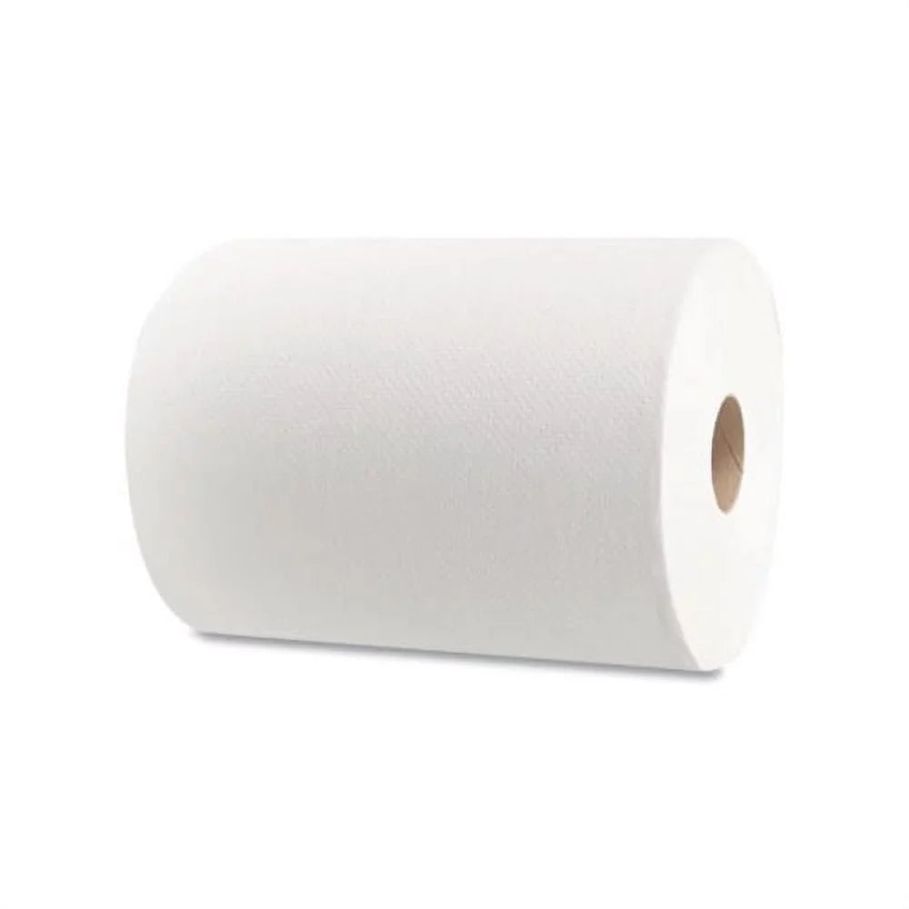 MORCON TISSUE 10 Inch Roll Towels 1-Ply, 10" x 800 ft, White, 6 Rolls/Carton