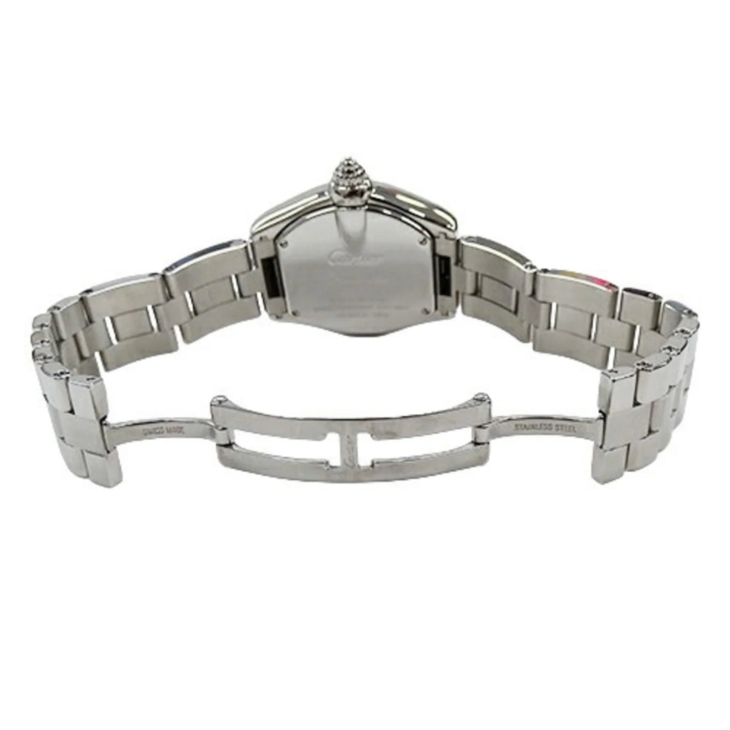 Pre-Owned Cartier Watch Ladies Roadster SM Date Quartz Stainless Steel SS W62016V3 Silver Polished (Fair)