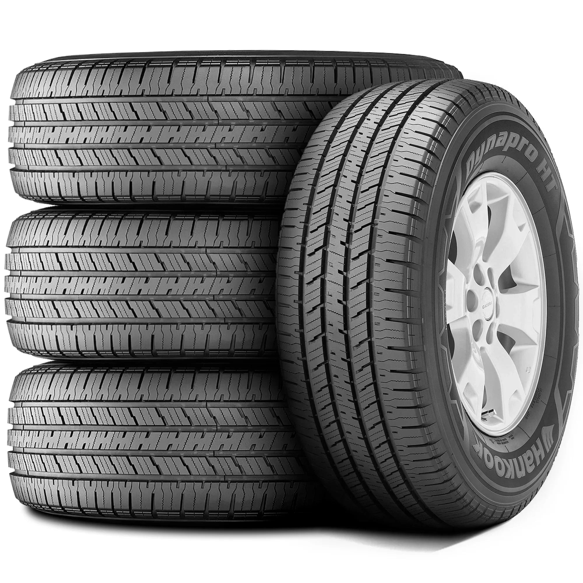 Pair of 2 (TWO) Hankook Dynapro HT LT 245/75R17 121/118S E (10 Ply) Light Truck Tires Fits: 2014-15 Jeep Wrangler Sport, 2021 Jeep Wrangler Unlimited Islander