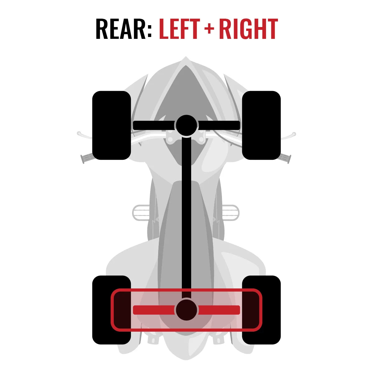 2 pc Sixity XT Rear Left Right Axle Fitting with Polaris Ranger 1000 2015 - R15RTAD1AA EA DIESEL 4X4
