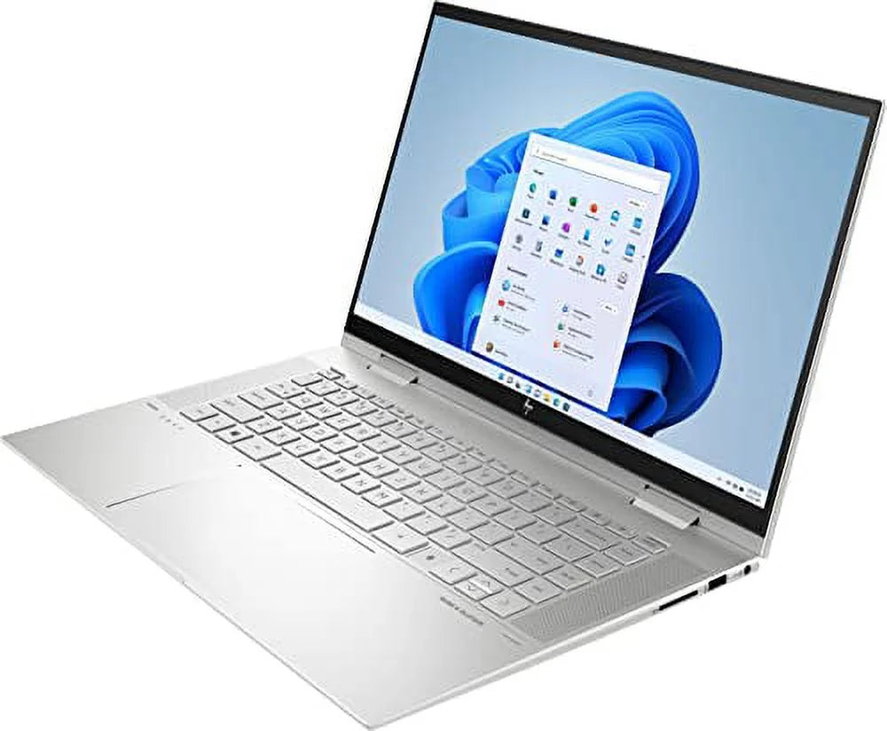 HP 2022 Envy X360 15.6" FHD IPS Touchscreen 2-in-1 Laptop 12th i7-1260P 12- Iris Xe Graphics 16GB DDR4 1TB SSD Thunderbolt 4 WiFi 6 Backlit KB FP Reader Win 11 Home w/ RATZK 32GB USB