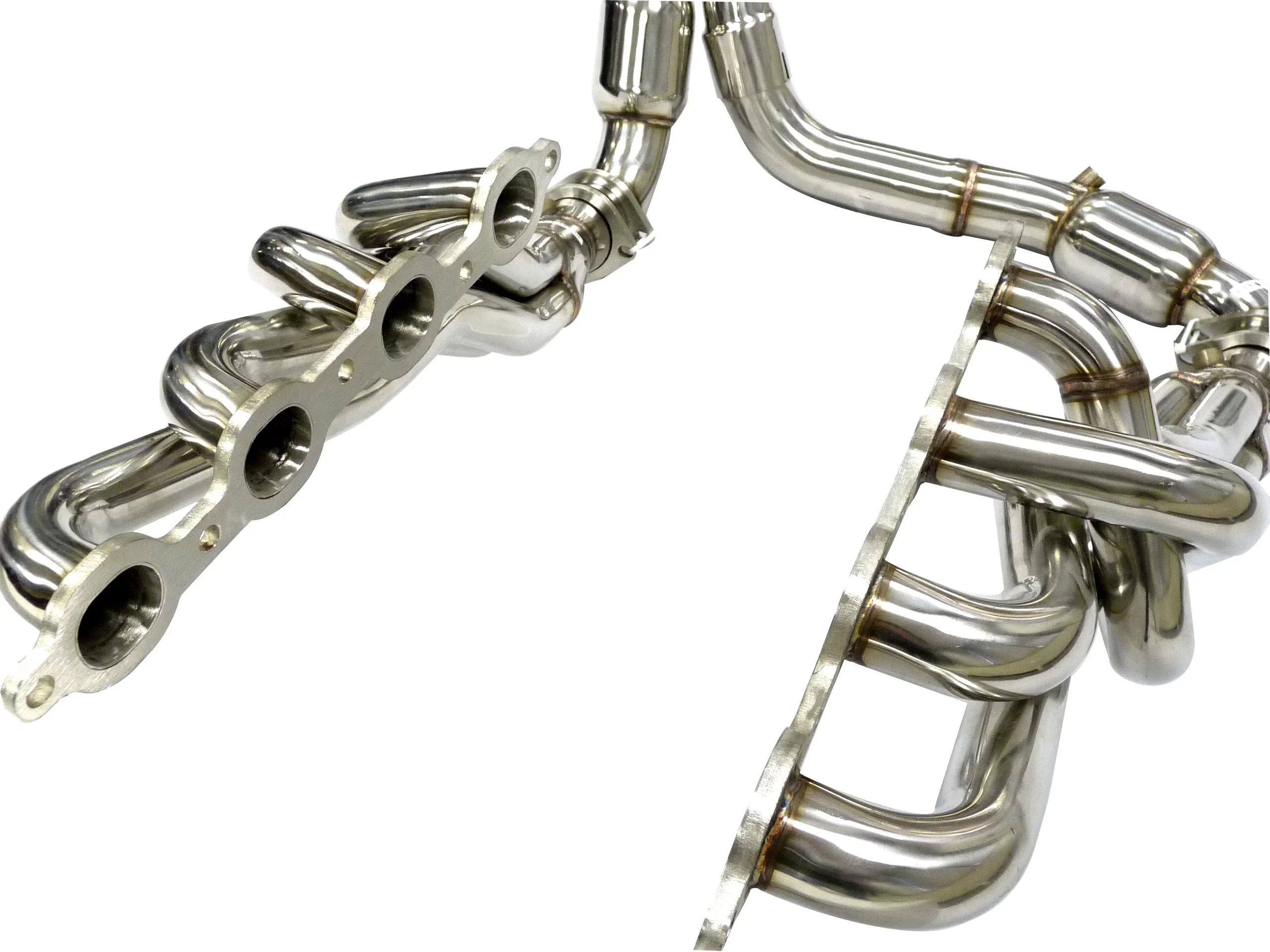 OBX Catted Header Fits For 2014+ GM Chevy Silverado/ GMC Sierra 1500 5.3L/6.2L