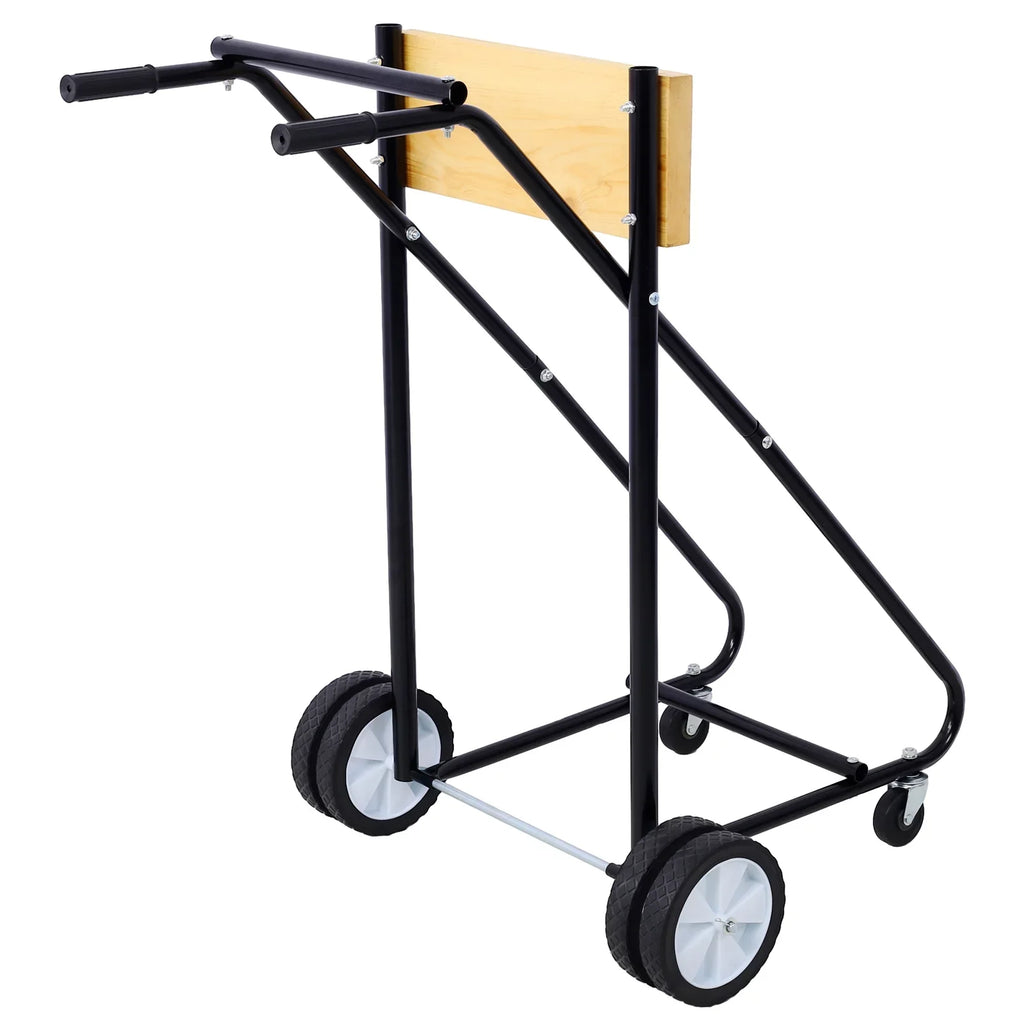 Steel Outboard Vessel Motor Stand, 315lbs Capacity, with Wheels for Easy Mobility - Perfect for Garage Storage and Maintenance