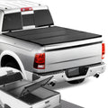 DNA Motoring TTC-HARD-028 For 2009 to 2022 Ram Truck 1500 / 3500 Fleetside 6.5Ft Short Bed Hard Solid Tri -Fold Tonneau Protection