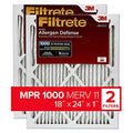 Filtrete 18x24x1, AC Furnace Air Filter, MPR 1000, Micro Allergen Defense, 2-Pack (exact dimensions 17.81 x 23.81 x 0.81)
