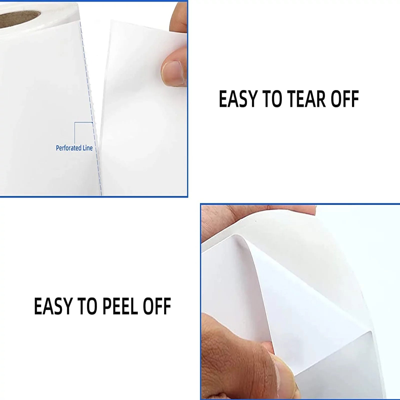 2.25"x1.25" Direct Thermal Labels (9000 Labels, 9 x 1000/Rolls) Suitable with Zebra Printer for UPC GTIN ASIN EAN Code, Shipping, Mailing Address