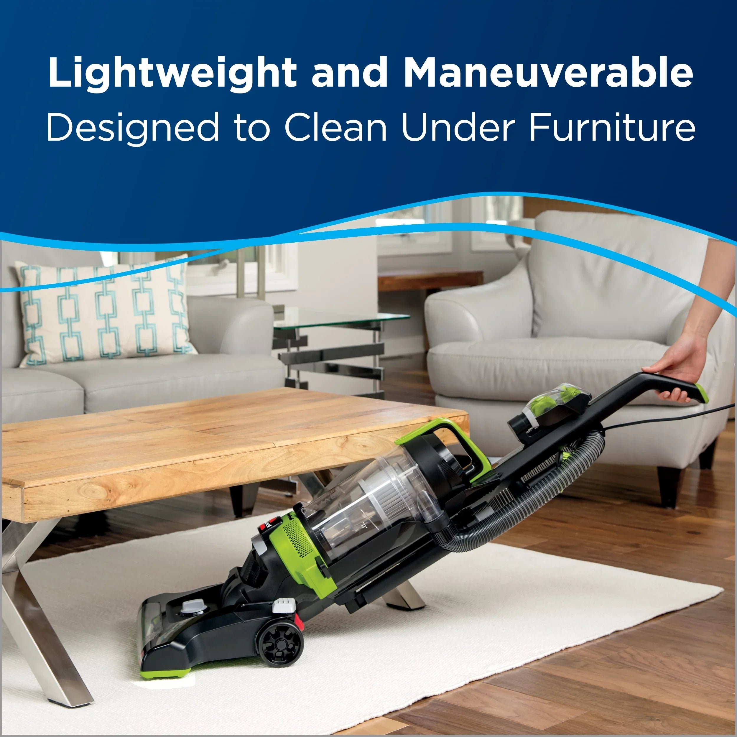 BISSELL Power Force Helix Turbo Rewind Bagless Vacuum Cleaner, 1797V