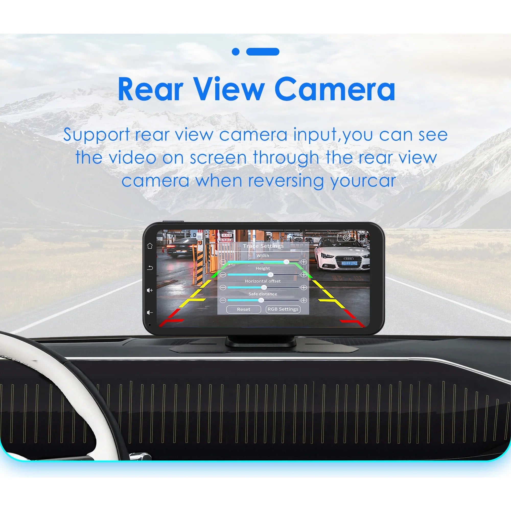 Ossuret 6.25" Touchscreen Bluetooth 360° Adjustable Car Stereo Radio Receiver GPS Navigation Audio With Wireless Apple Carplay Android Auto Support Backup Camera