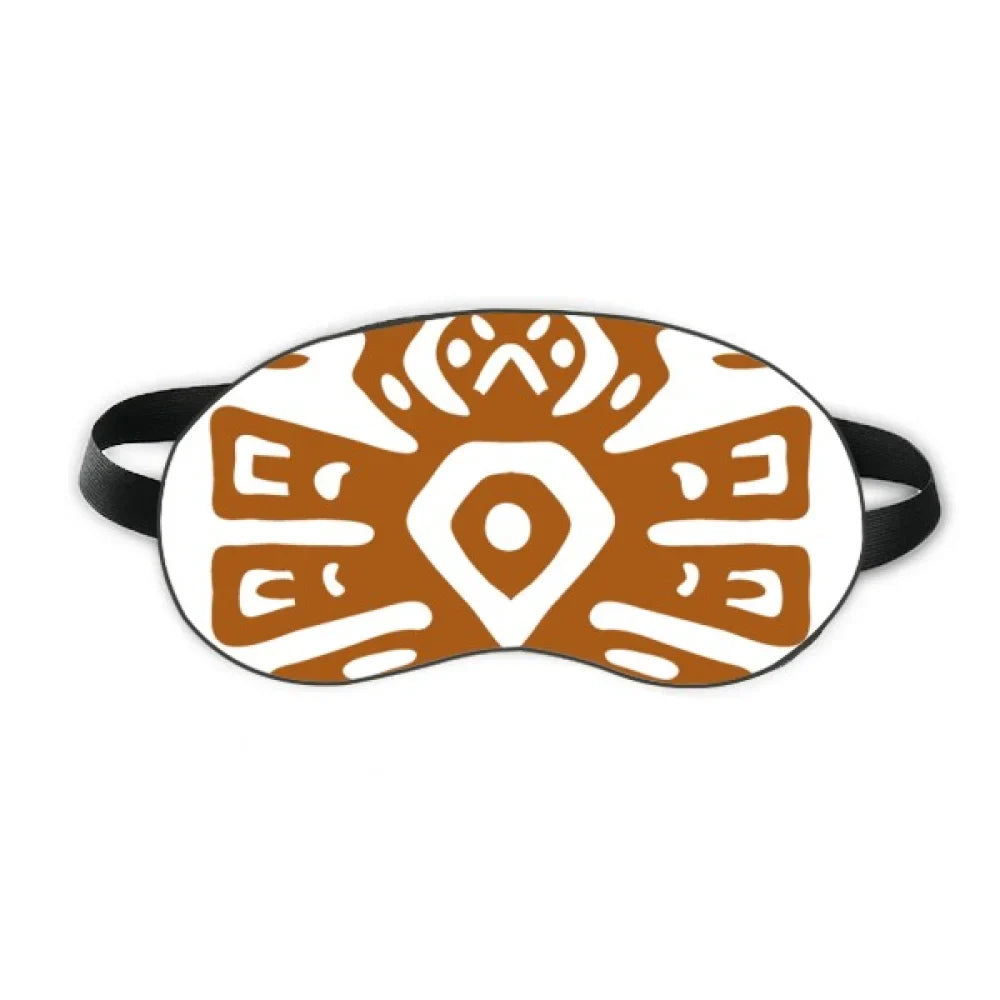 Mexico Totems Mexican Ancient Civilization Sleep Eye Shield Soft Night Blindfold Shade Shield