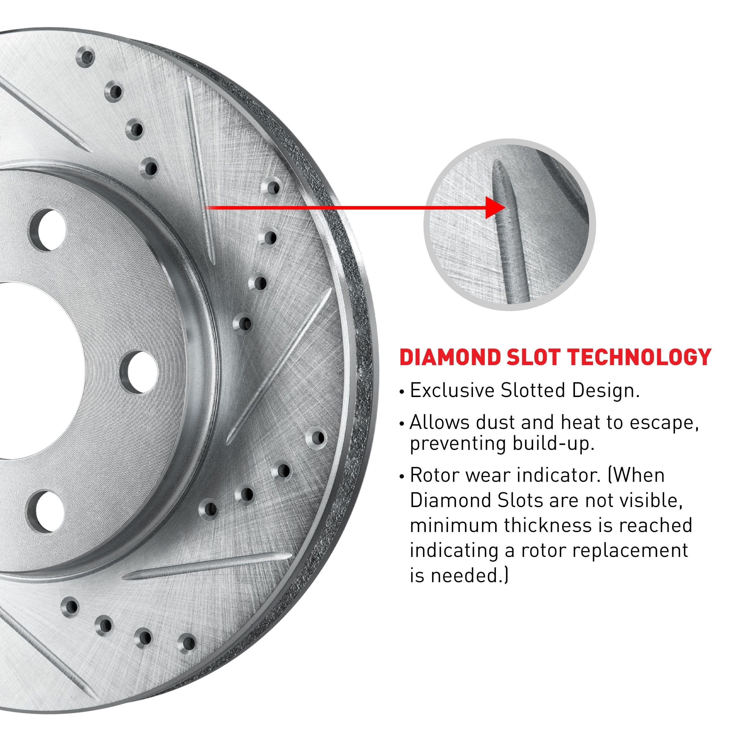 R1 Concepts Wgpn2 59078 R1 Concepts Brake Rotor D/S Silver Fits select: 2016 HONDA CR-Z