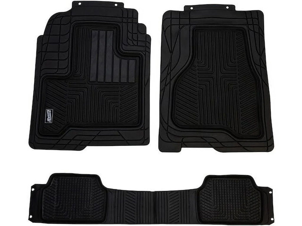 Floor Mat Set 3 Piece - Matching with 1998 - 2018 Nissan Frontier 1999 2000 2001 2002 2003 2004 2005 2006 2007 2008 2009 2010 2011 2012 2013 2014 2015 2016 2017