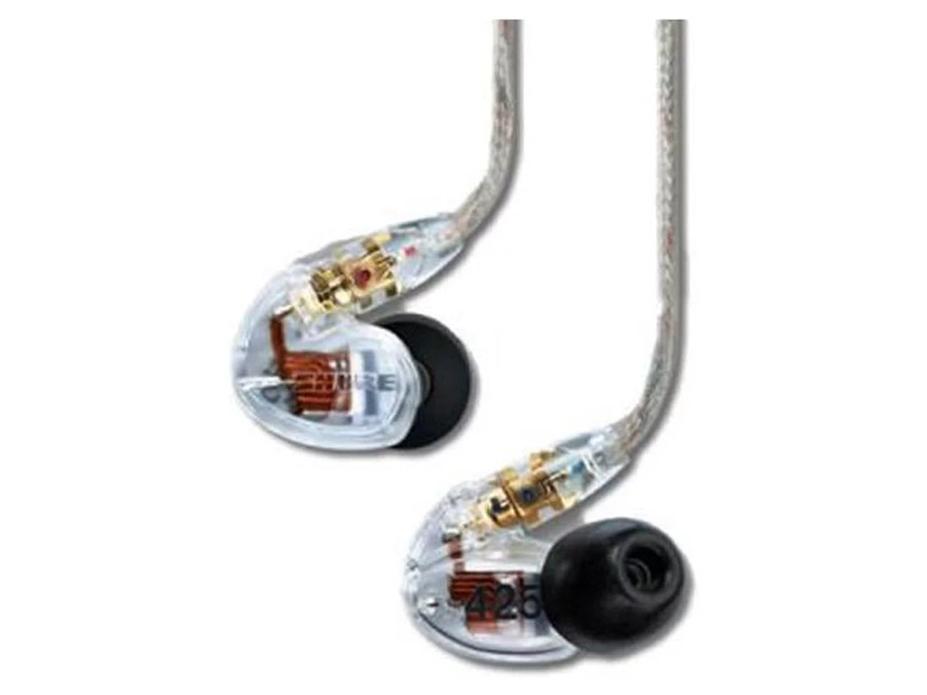 Shure SE425 Pro In-Ear Sound Isolating Dual Driver Earphones - Clear