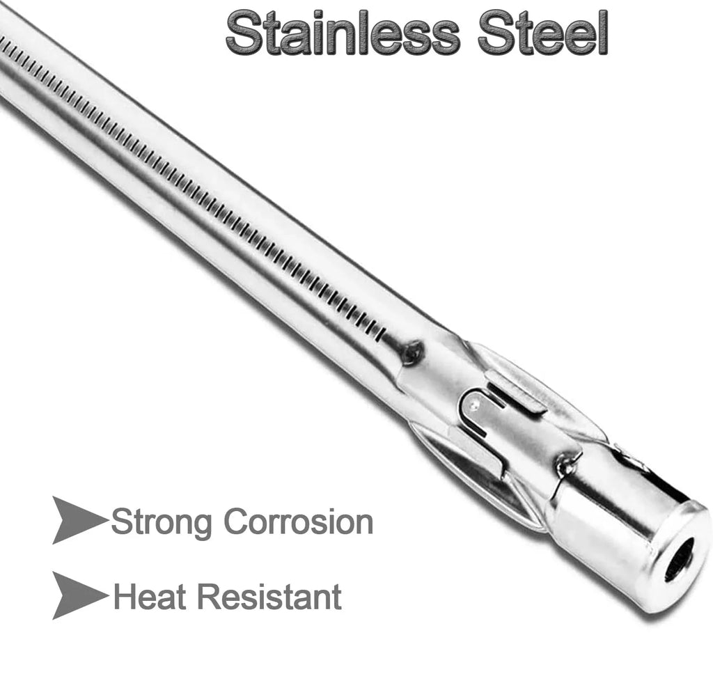 67820 67722 Grill Burner Tube Set Replacement for Weber Genesis 300 Series (2007-2010), Genesis E310 E320 S310 S320 EP310 EP320 Grills with Side Control Knobs, 34-1/4 Inch Stainless Steel Grill Burner