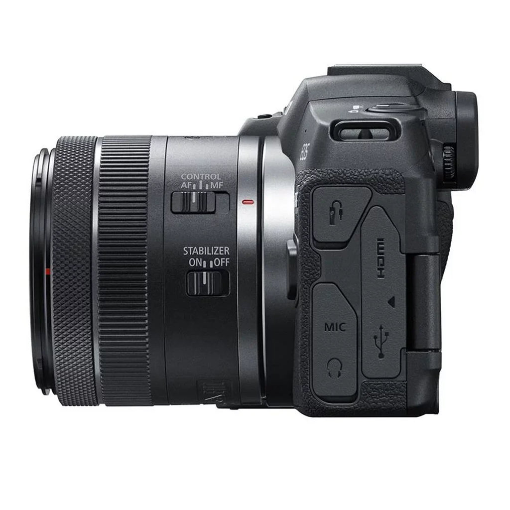 Canon EOS R8 Mirrorless Camera with RF 24-50mm Lens + SanDisk 32GB Memory Card + Case + LED Flash + ZeeTech Accessory Bundle