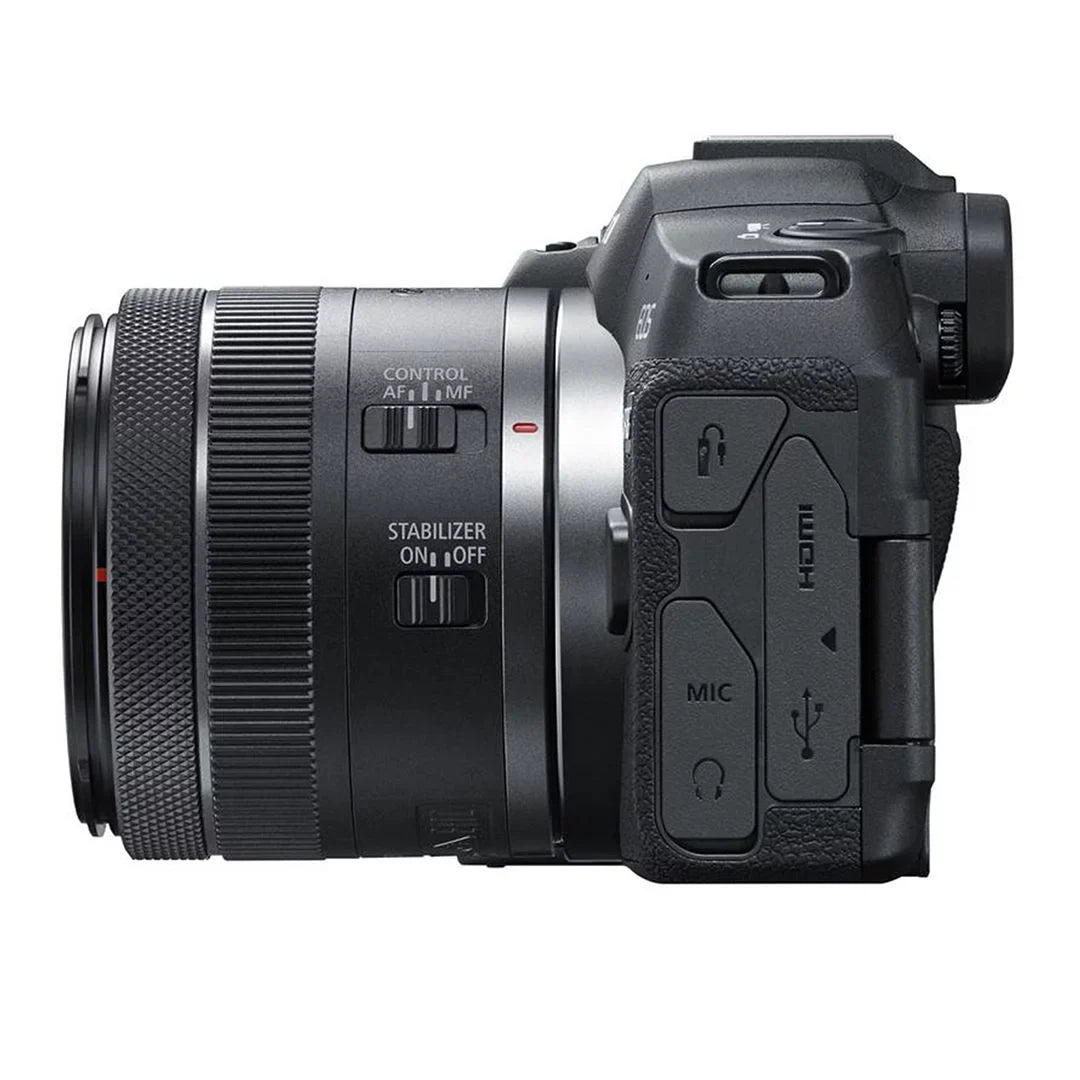 Canon EOS R8 Mirrorless Camera with RF 24-50mm Lens + SanDisk 32GB Memory Card + Case + LED Flash + ZeeTech Accessory Bundle