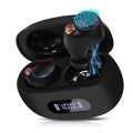UrbanX True Wireless Bluetooth Earbuds + Charging Case, Black, Dual Connect, IPX5 Water Resistance, Bluetooth 5.2 Connection, Balanced, Bass Boost Matching with Lenovo Tab3 8 Plus