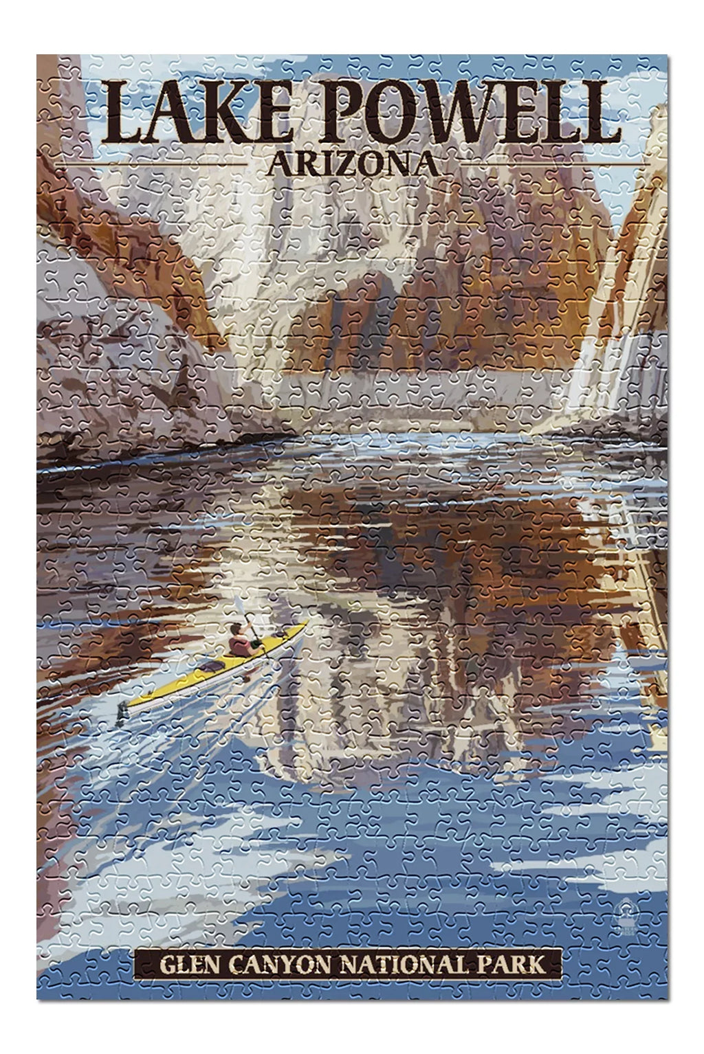 Lake Powell, Arizona, Glen Canyon National Park (19x27 inches, Premium 500 Piece Jigsaw Puzzle for Adults and Family, Made in USA)