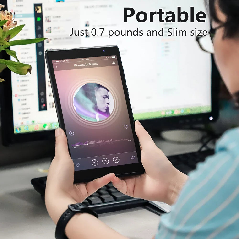 Tablet, 8 inch Android 11 Tablets RAM2GB+ROM32GB Quad Tablet, IPS Screen, 8.0 MP Camera, Wi-Fi, Bluetooth, GPS, FM Tablet PC Black