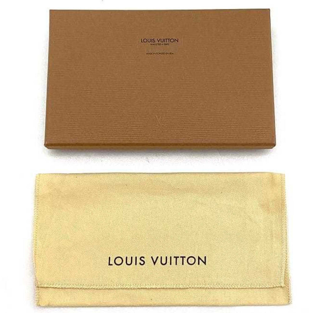 Pre-Owned Louis Vuitton Long Wallet Portefeuille Clemence Red Coquelicot Epi M60913 Leather MI1115 LOUIS VUITTON LV (Good)