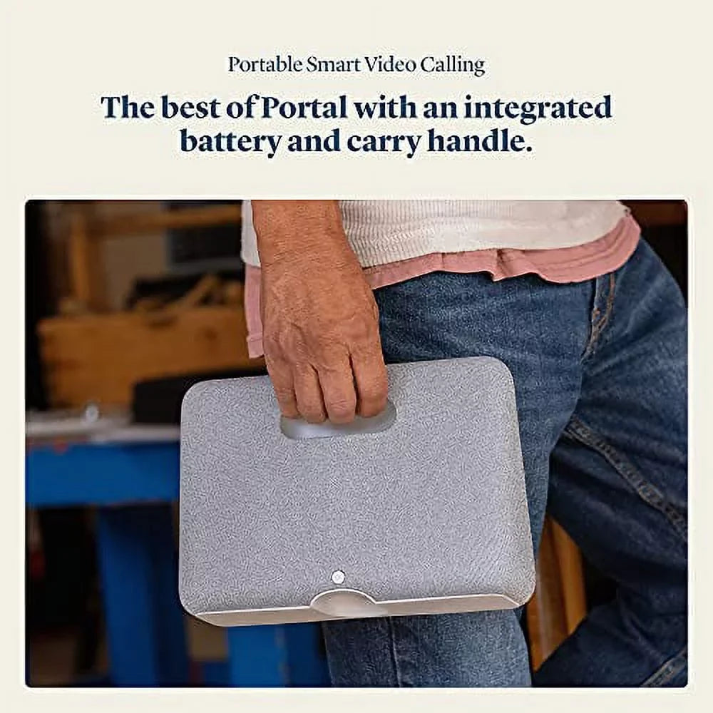 Meta Portal Go - Portable Smart Video Calling 10” Touch Screen with Battery
