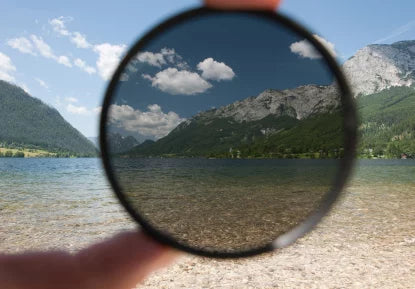 C-PL (Circular Polarizer) Multicoated | Multithreaded Glass Filter (52mm) For Olympus SP-550 UZ (Includes Lens Adapter)