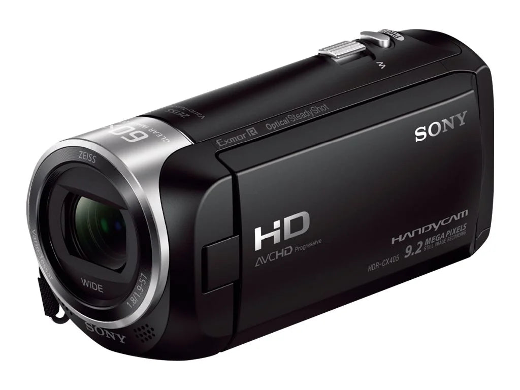 Sony Handycam HDR-CX405 - Camcorder - 1080p - 2.51 MP - 30x optical zoom - Carl Zeiss - flash card - black