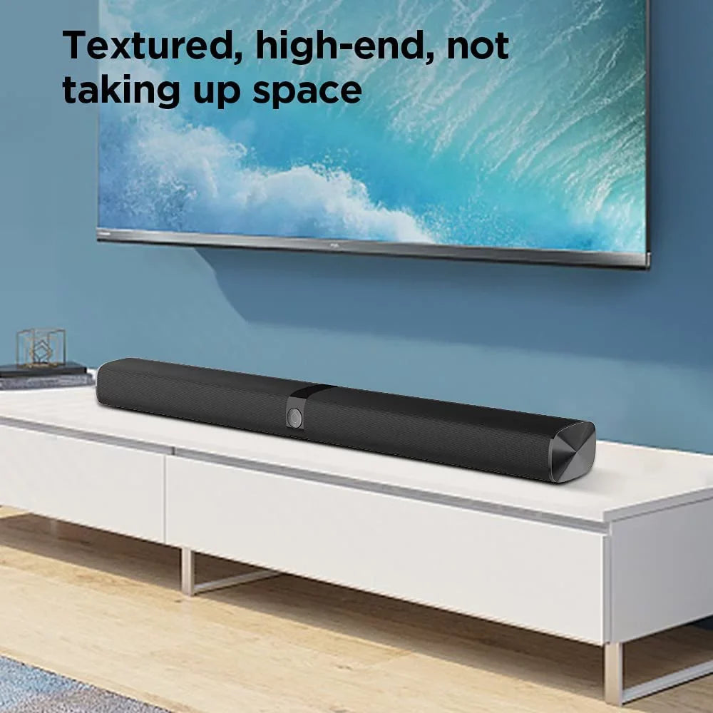 TV Sound Bar, KY8000 Sound Bar 50W 31-inch Split Soundbar Wired and Wireless Bluetooth 5.0 Soundbar Speaker Home Theater System with HDMI, Optical, RCA, Aux Connection Remote Contro